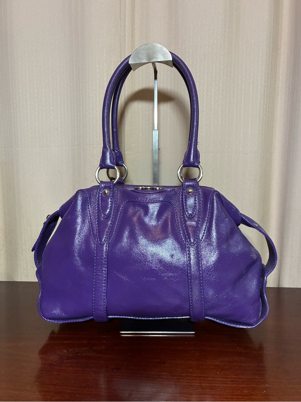 Michael by Michael Kors Leather Double-Handle Satchel